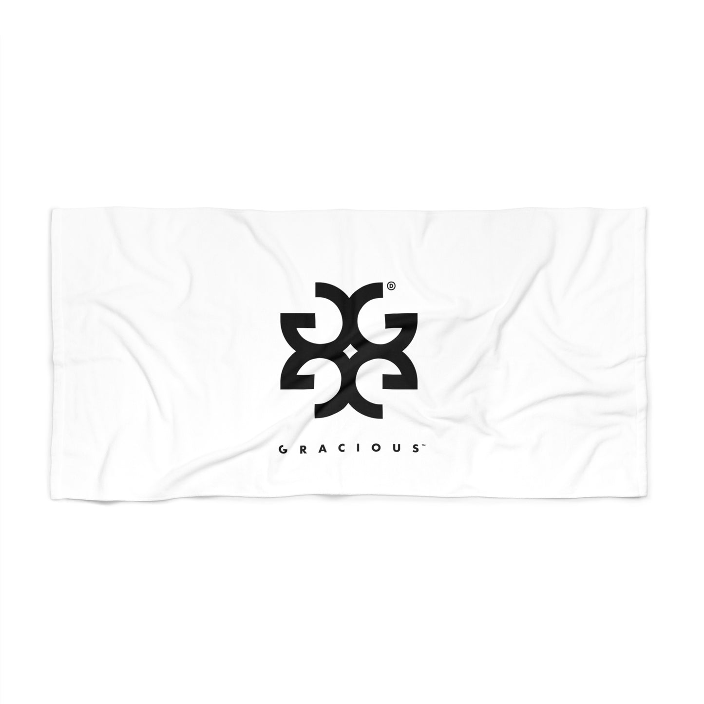 GRACIOUS™ White Beach Towel