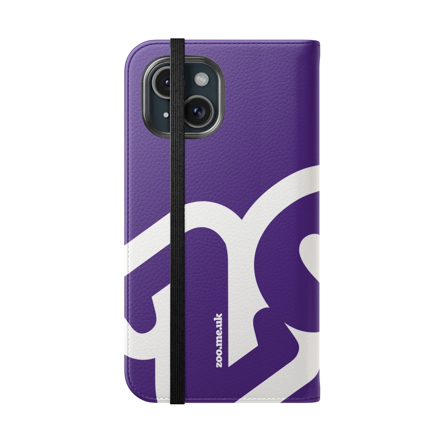 Zoo® Purple Flip Case - Phone Wallet with Card Holder