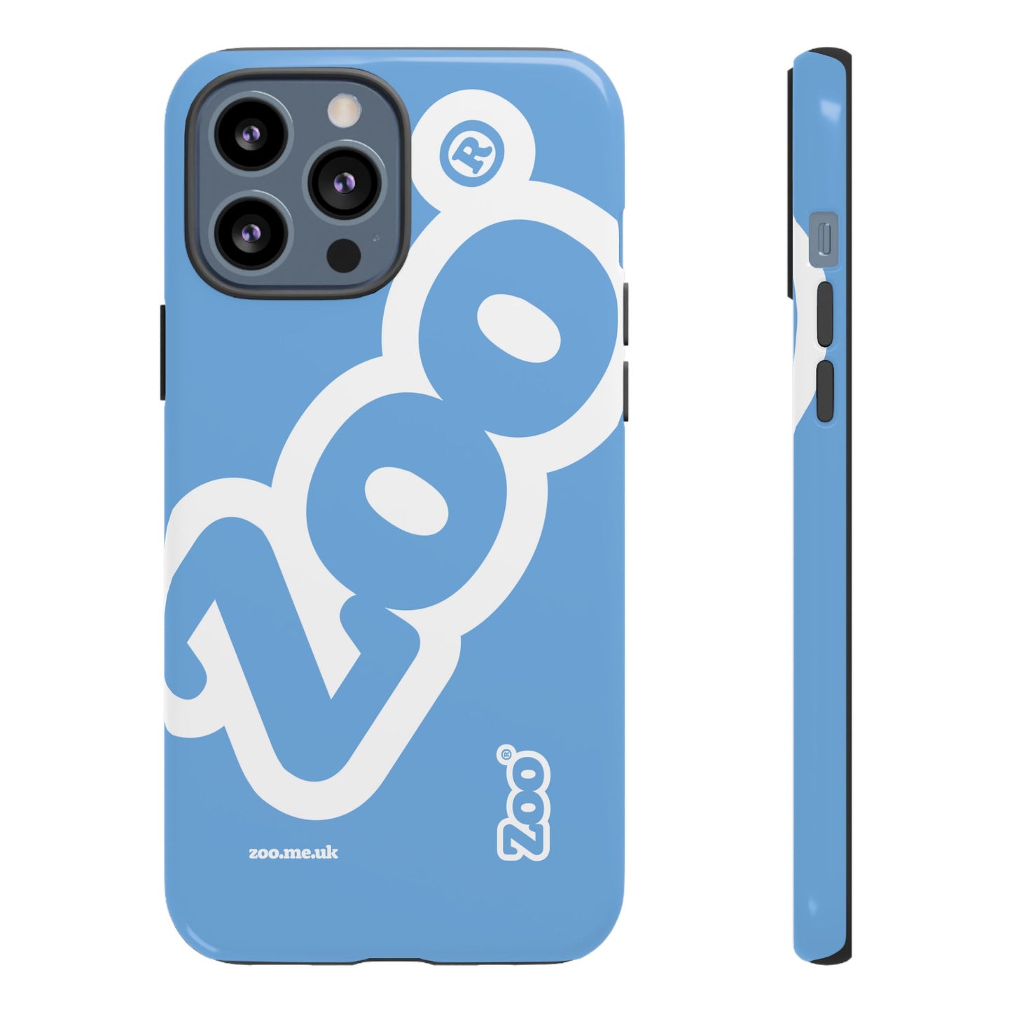 Zoo® Light Blue - Durable iPhone® Case
