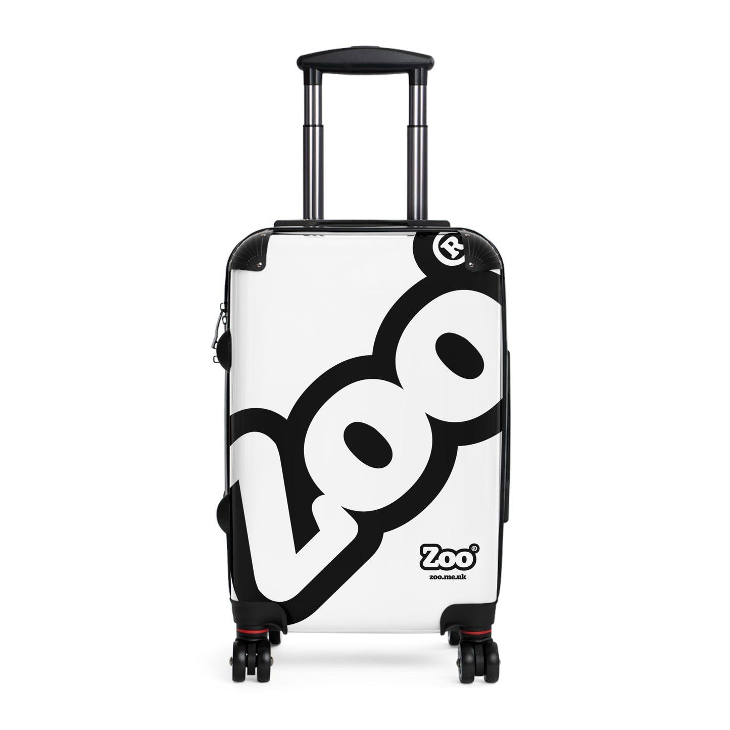 Zoo® Black on White Suitcase