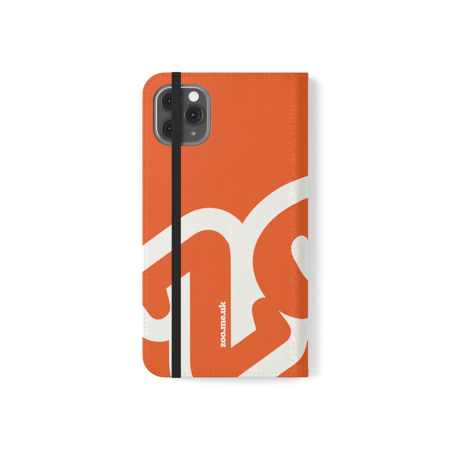 Zoo® Orange Flip Case - Phone Wallet with Card Holder