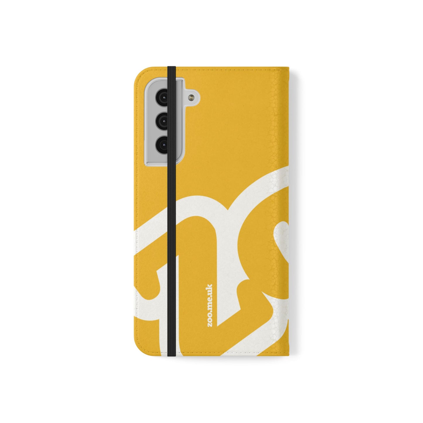 Zoo® Yellow Flip Case - Phone Wallet with Card Holder