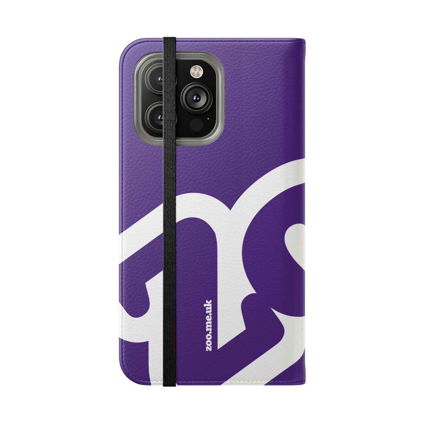 Zoo® Purple Flip Case - Phone Wallet with Card Holder
