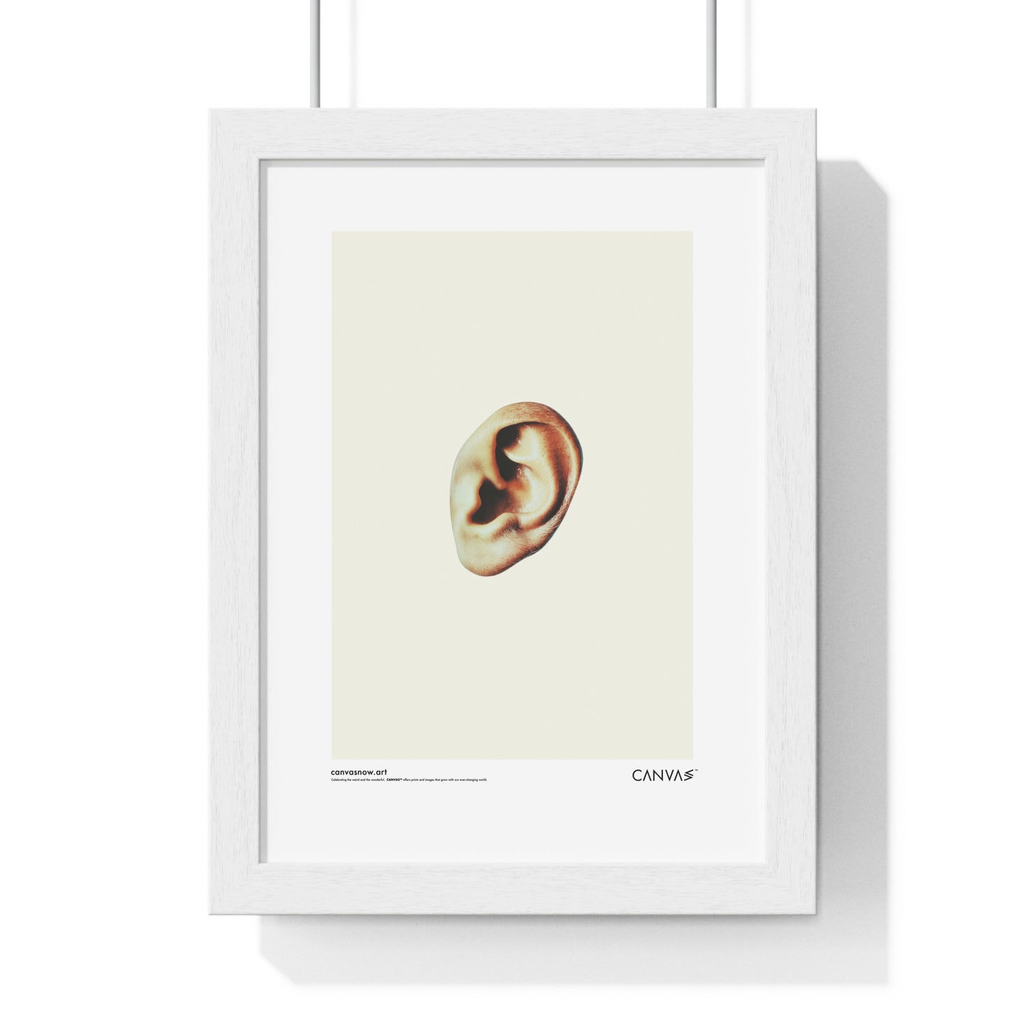 CANVAS™ MISSING-EAR Portrait Framed Poster