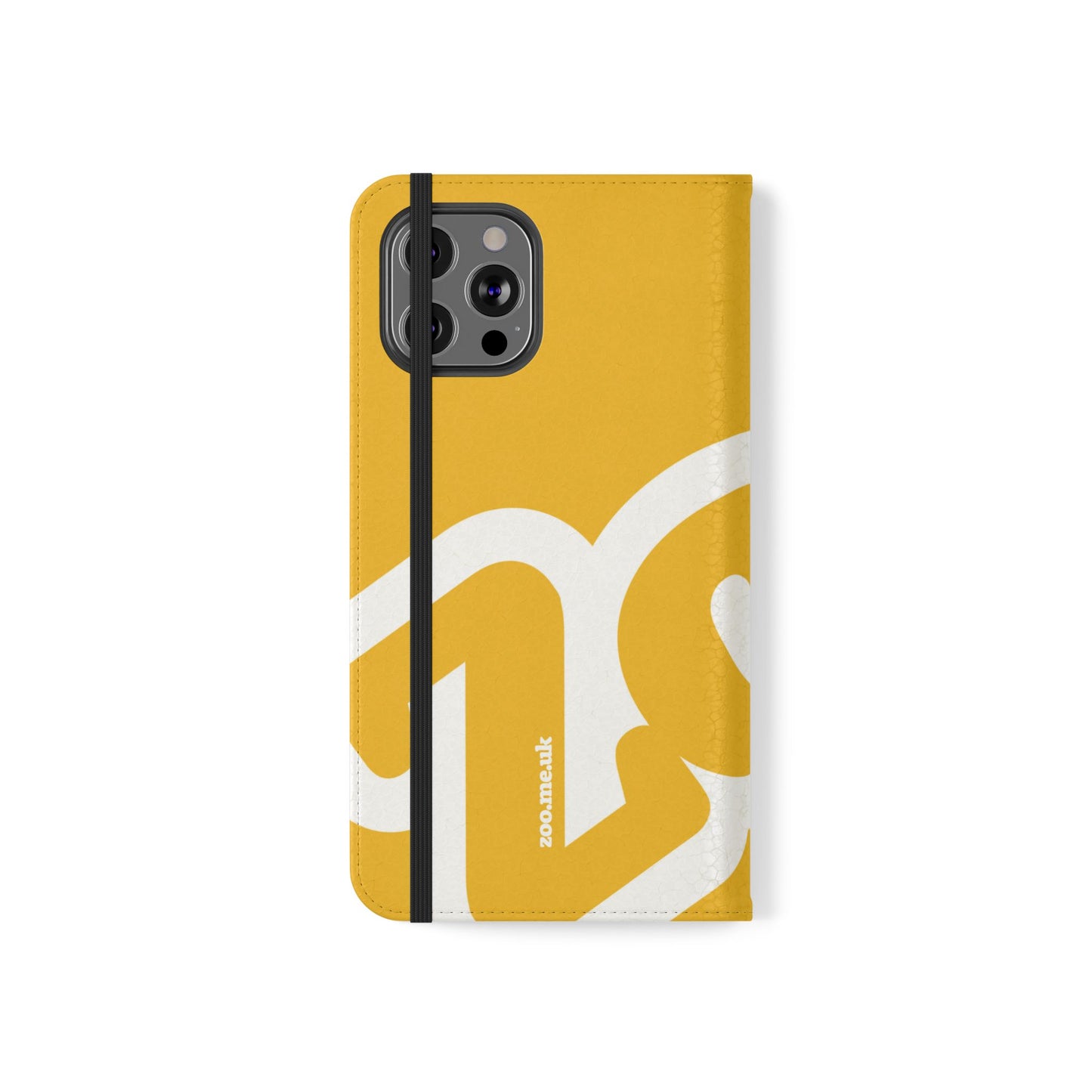 Zoo® Yellow Flip Case - Phone Wallet with Card Holder