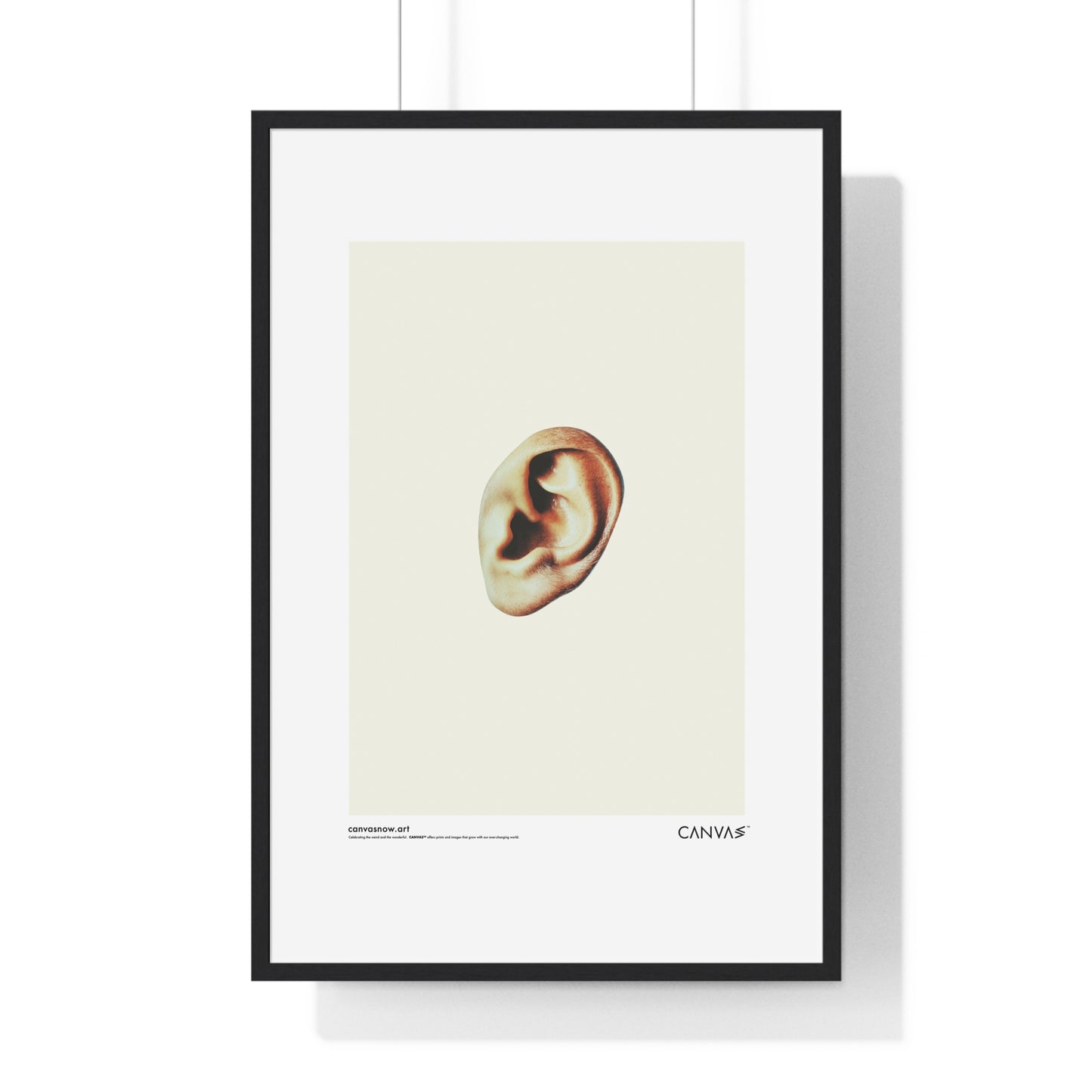 CANVAS™ MISSING-EAR Portrait Framed Poster