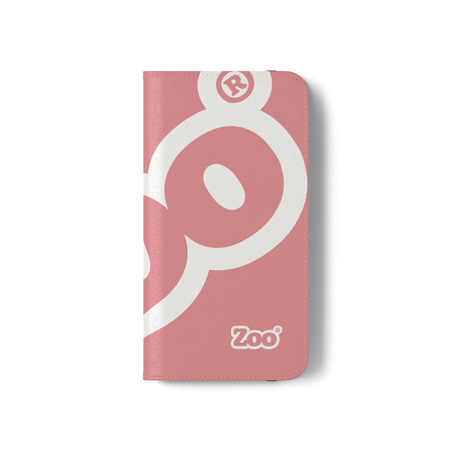 Zoo® Rose Pink Flip Case - Phone Wallet with Card Holder