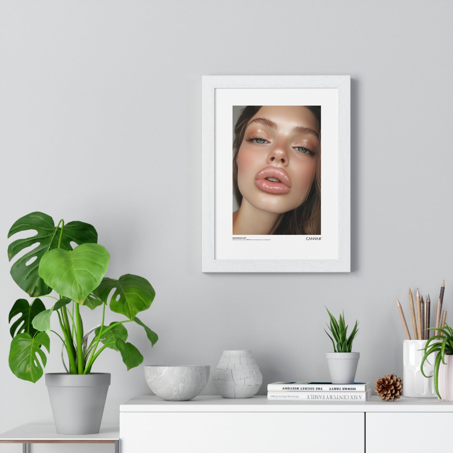 CANVAS™ BOTOX-YOUTH-AI Portrait Framed Poster