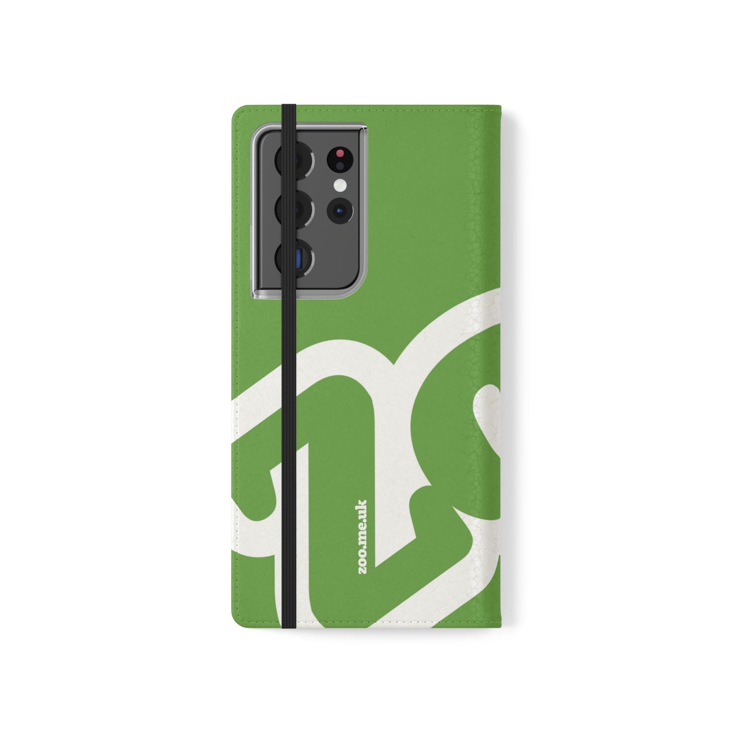 Zoo® Light Green Flip Case - Phone Wallet with Card Holder