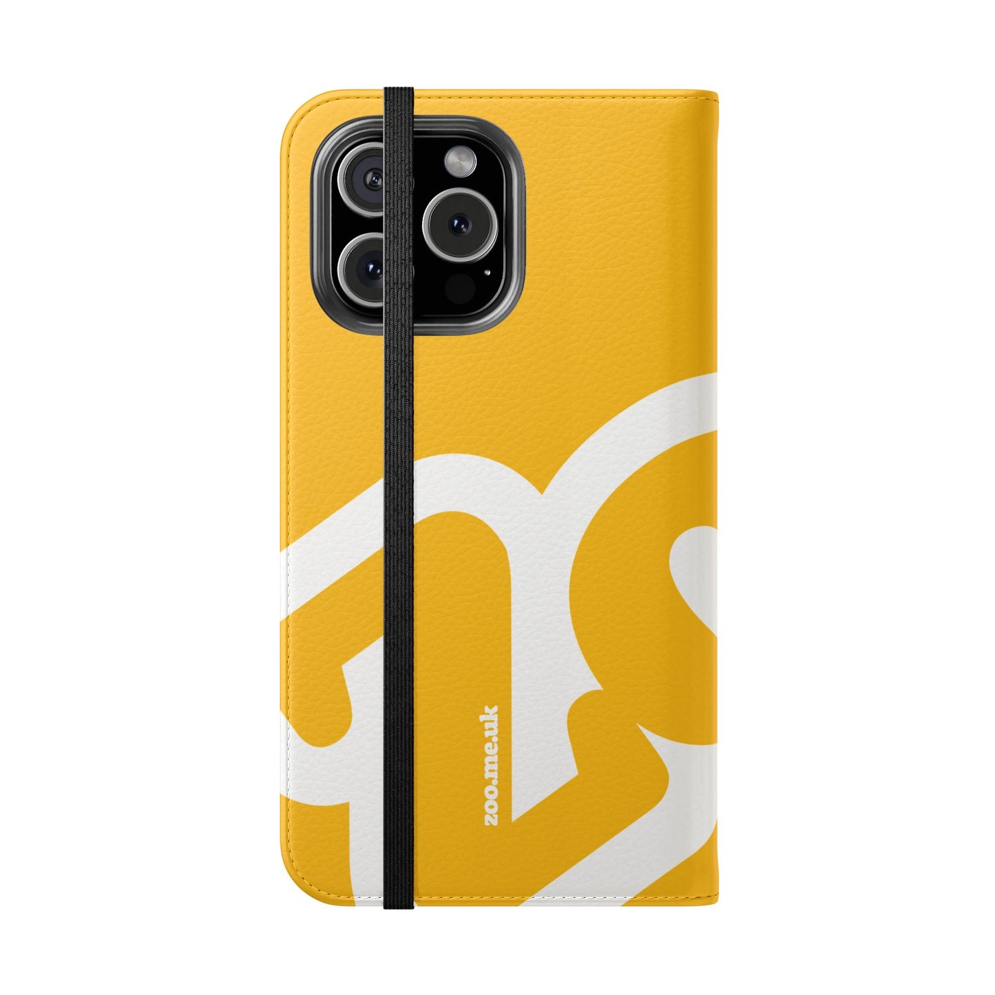 Zoo® Yellow Flip Case - Phone Wallet with Card Holder