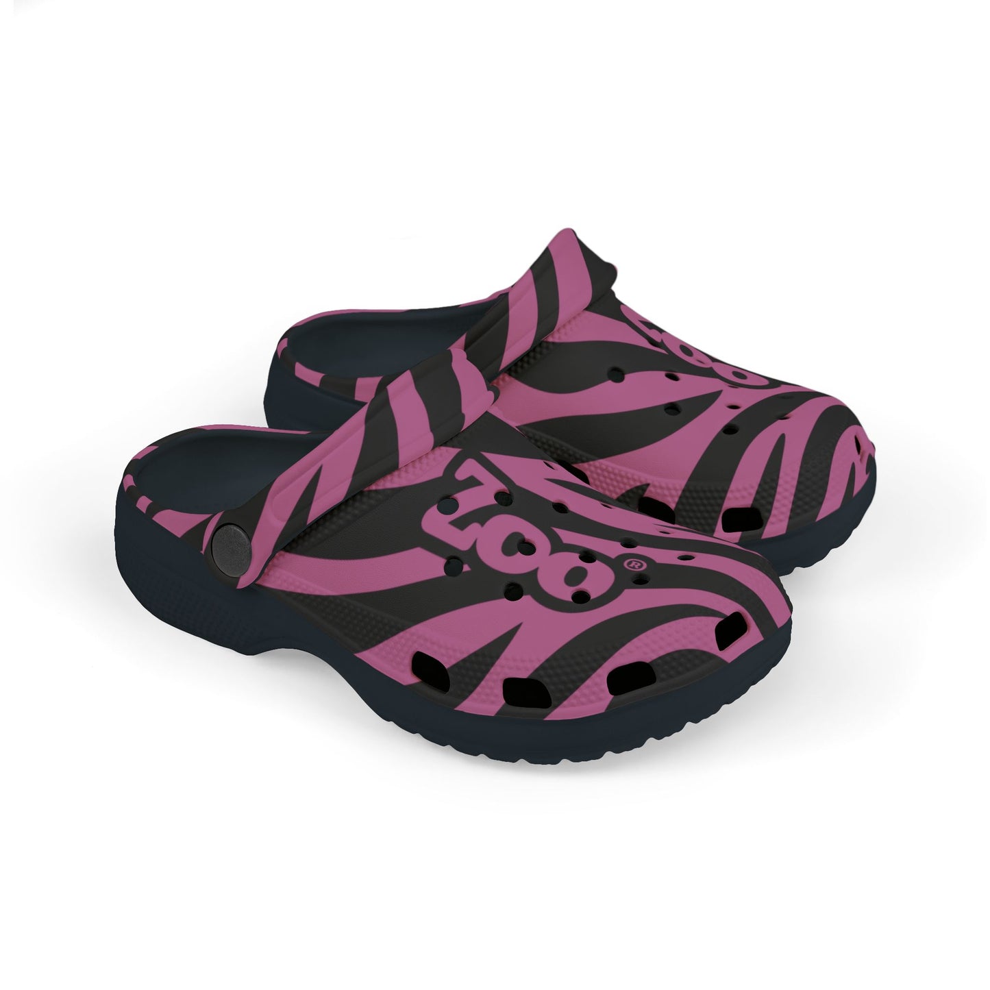 Zoo® Kid's Pink with Black Sole Clogs