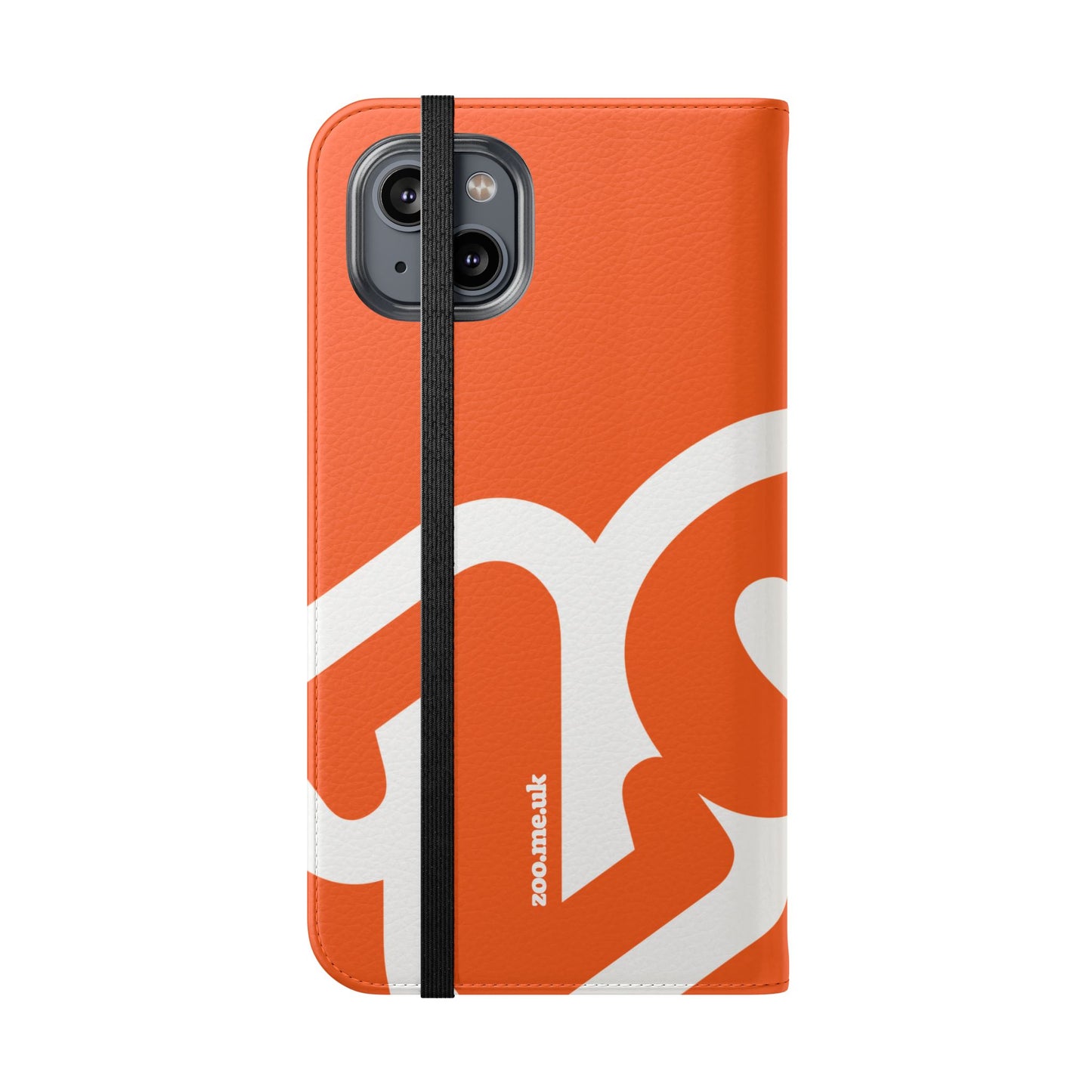 Zoo® Orange Flip Case - Phone Wallet with Card Holder
