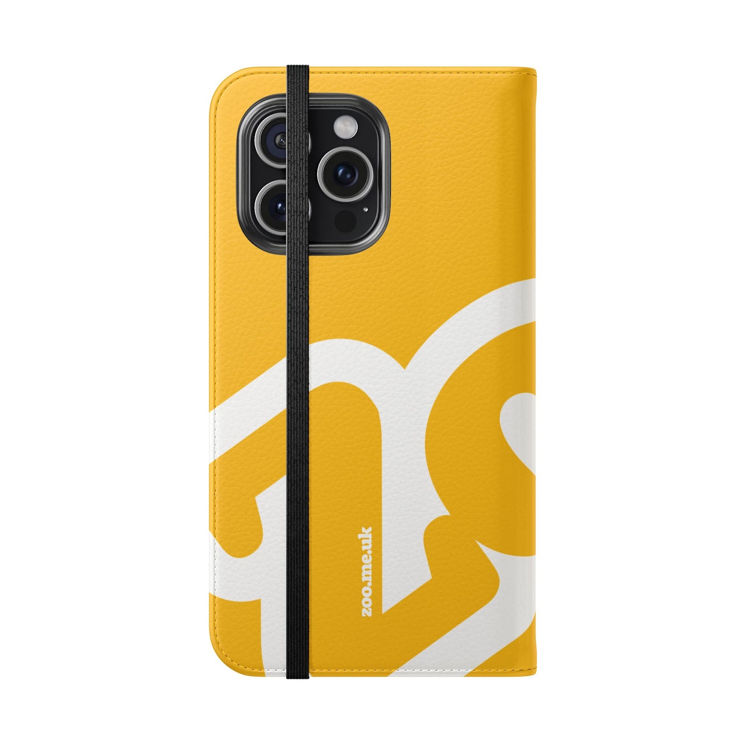 Zoo® Yellow Flip Case - Phone Wallet with Card Holder