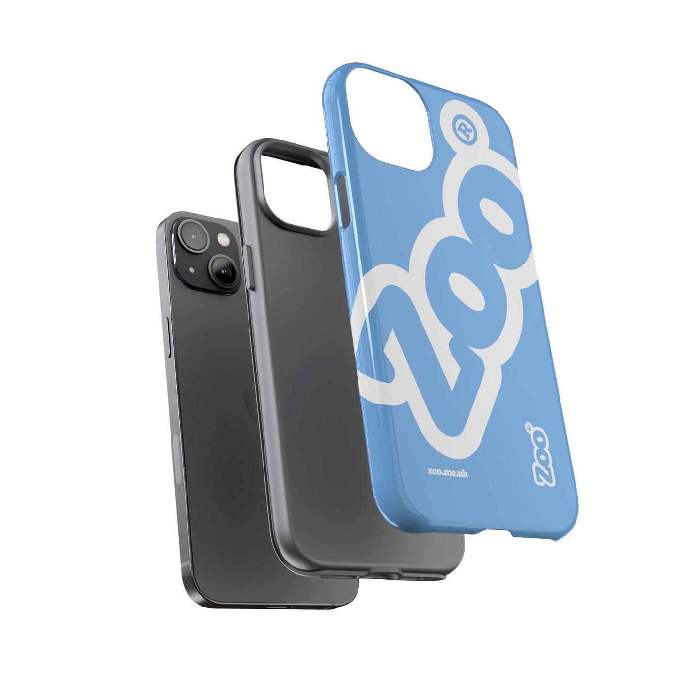 Zoo® Light Blue - Durable iPhone® Case