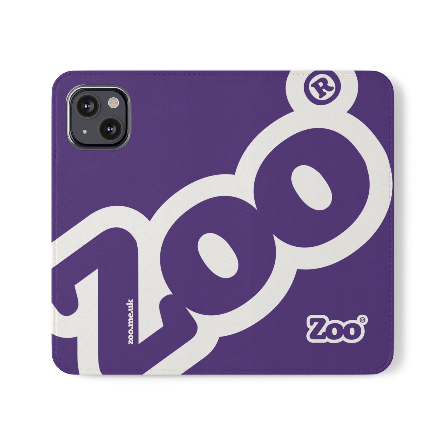 Zoo® Purple Flip Case - Phone Wallet with Card Holder