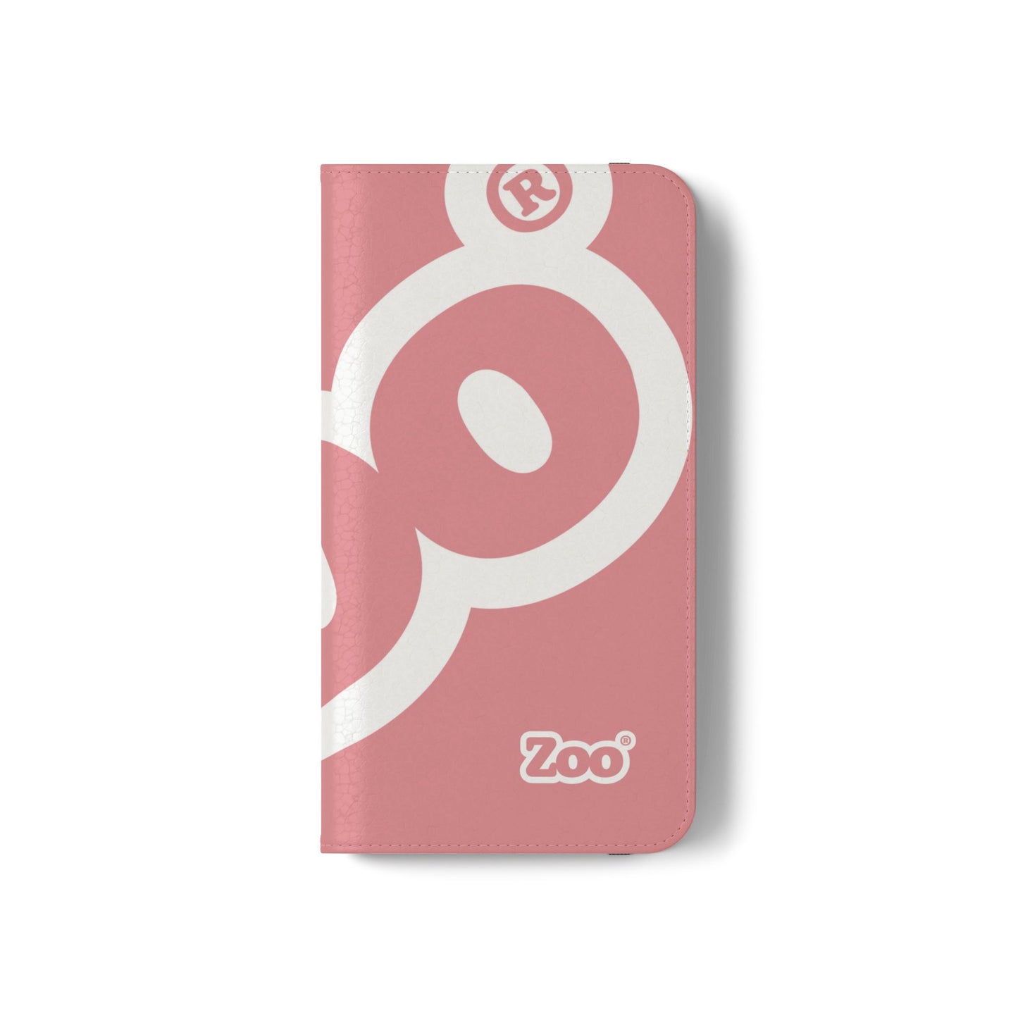 Zoo® Rose Pink Flip Case - Phone Wallet with Card Holder