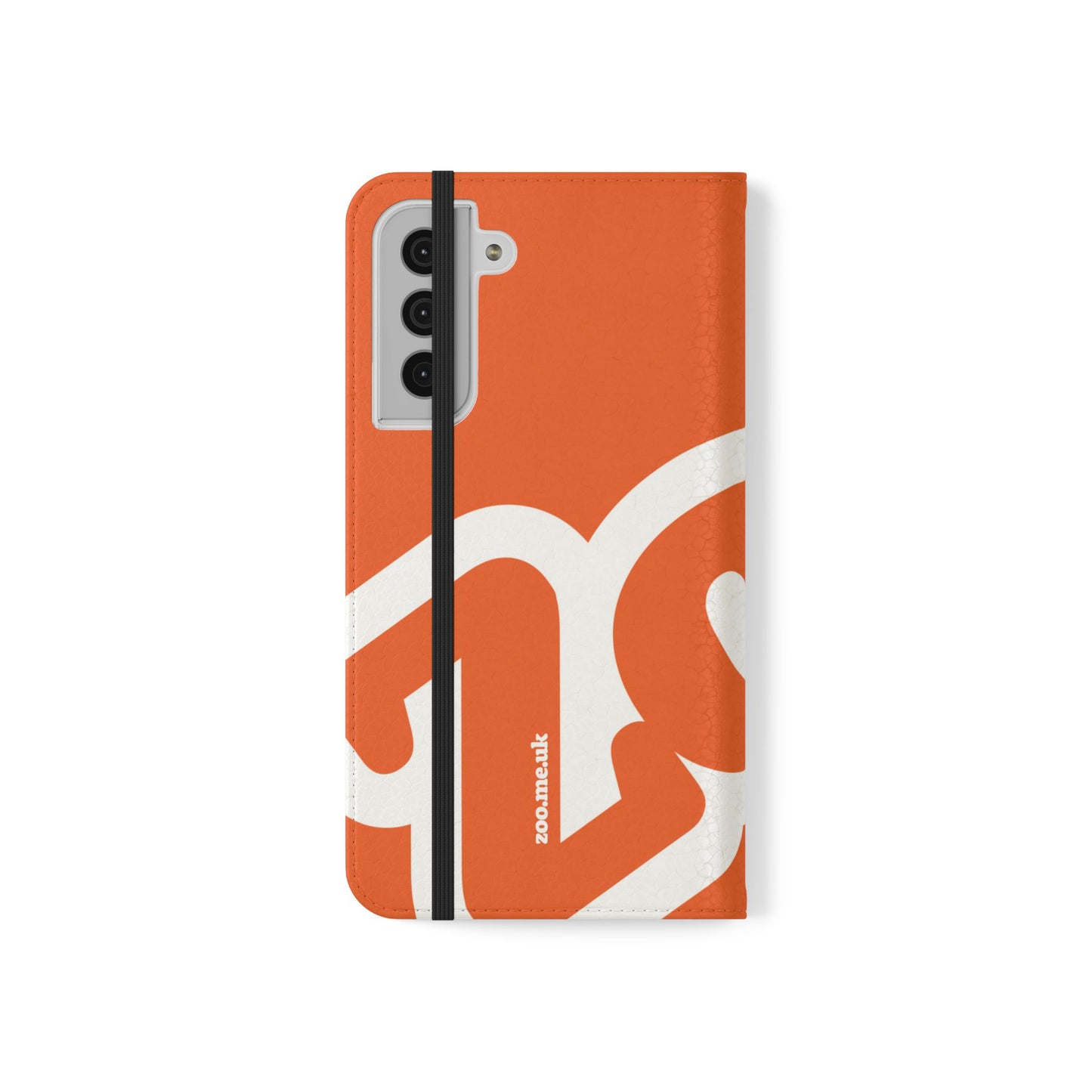 Zoo® Orange Flip Case - Phone Wallet with Card Holder