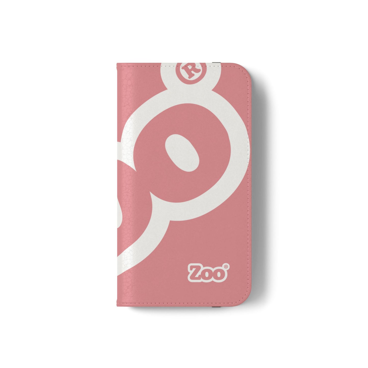 Zoo® Rose Pink Flip Case - Phone Wallet with Card Holder