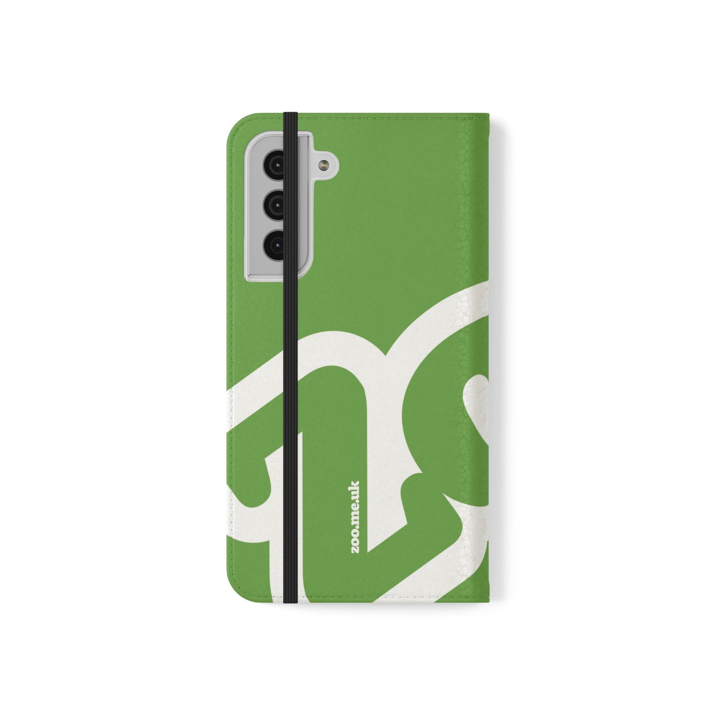 Zoo® Light Green Flip Case - Phone Wallet with Card Holder