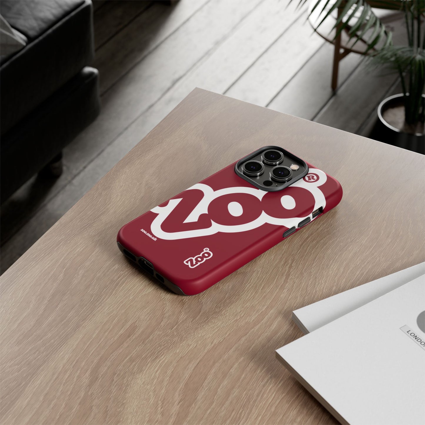 Zoo® Burgundy - Durable iPhone® Case