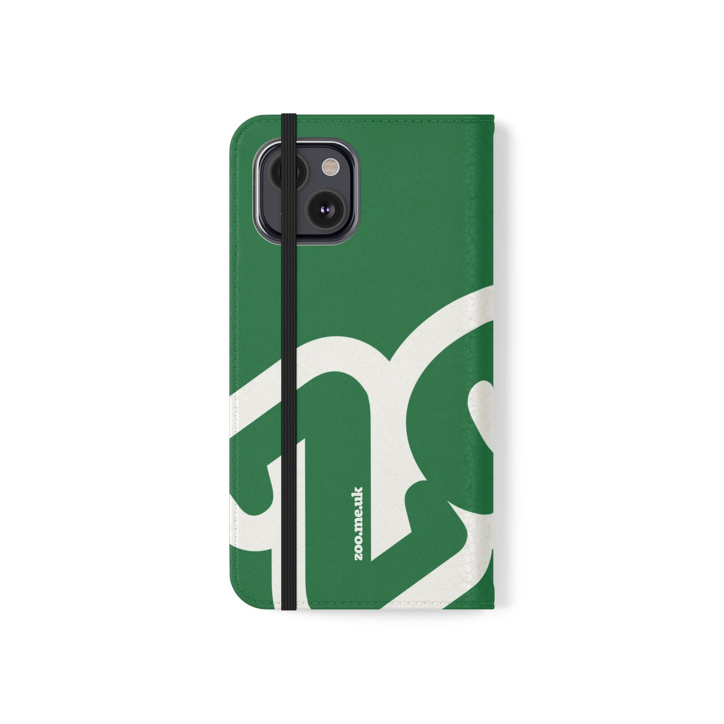 Zoo® Dark Green Flip Case - Phone Wallet with Card Holder
