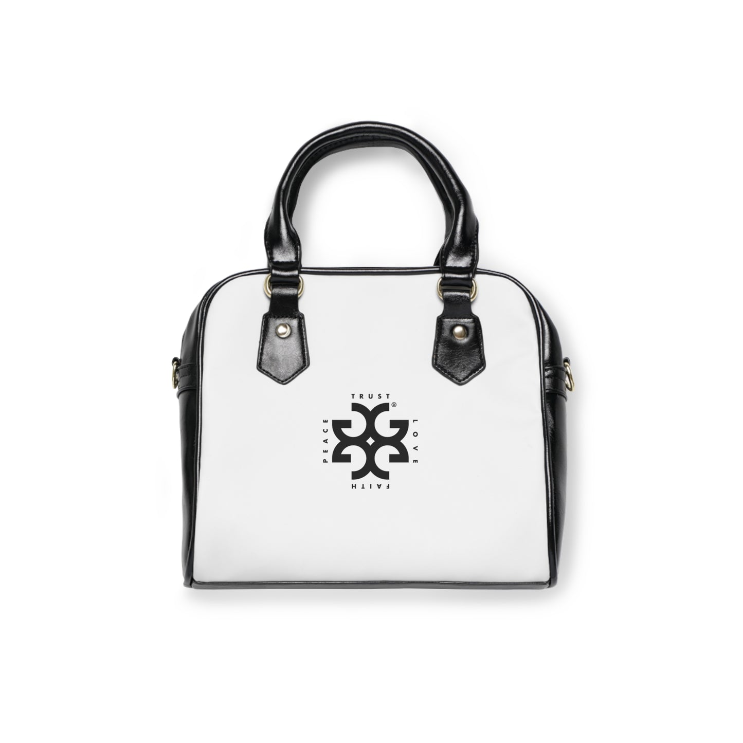 GRACIOUS™ White Elegant Shoulder Handbag