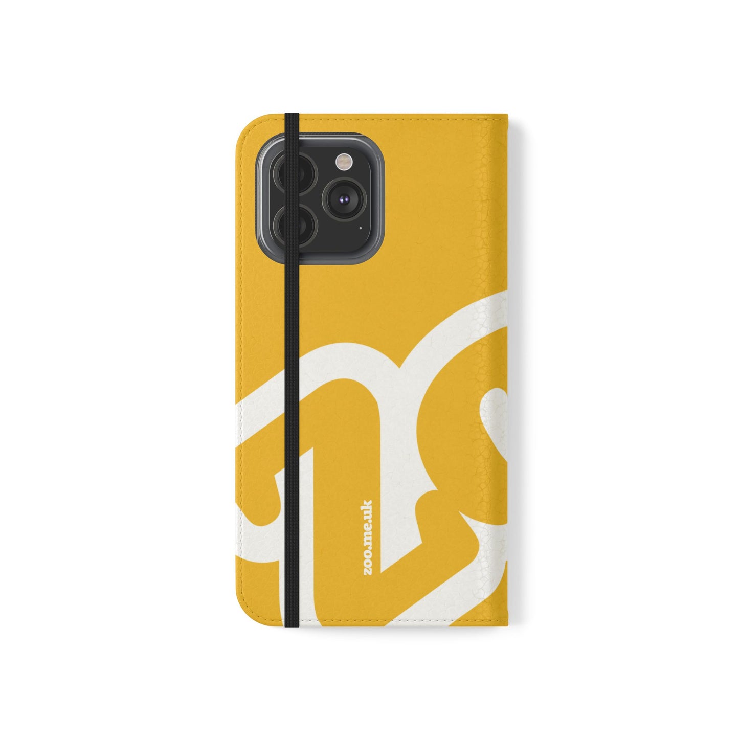 Zoo® Yellow Flip Case - Phone Wallet with Card Holder