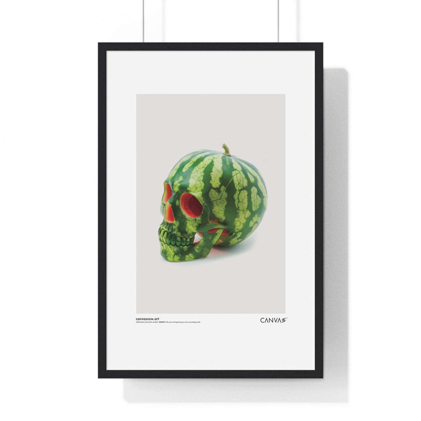 CANVAS™ MELON-SKULL Portrait Framed Poster