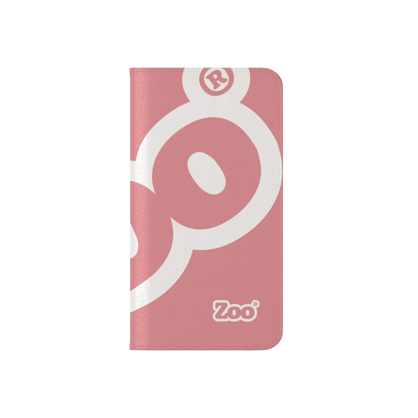Zoo® Rose Pink Flip Case - Phone Wallet with Card Holder