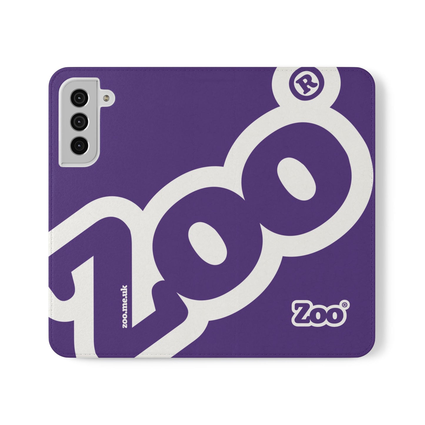 Zoo® Purple Flip Case - Phone Wallet with Card Holder