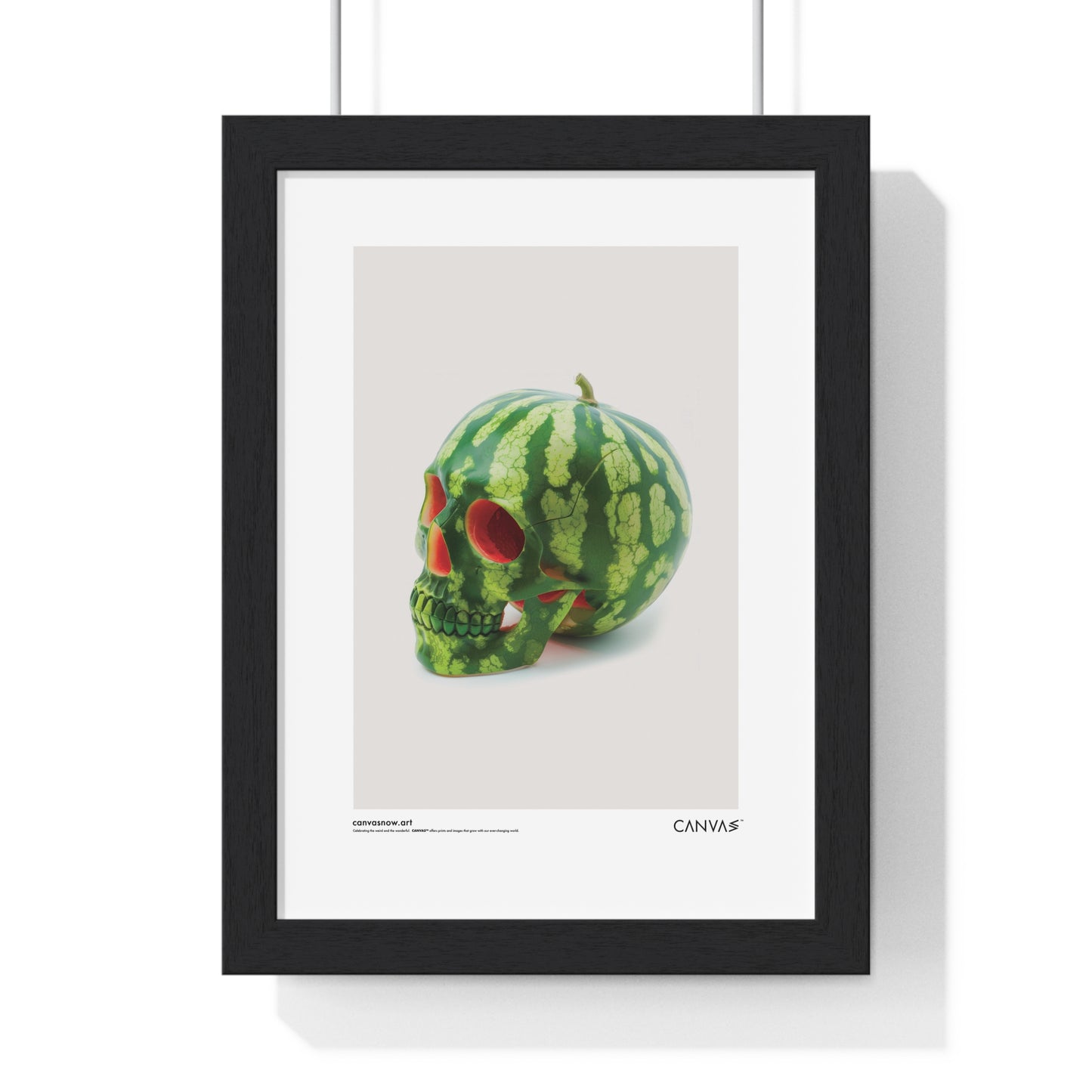 CANVAS™ MELON-SKULL Portrait Framed Poster