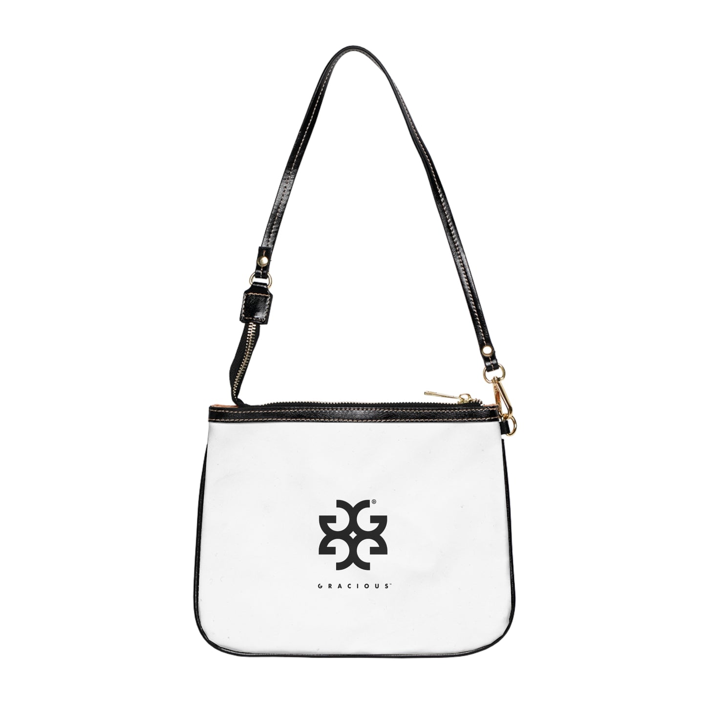 GRACIOUS™ White Minimalist Small Shoulder Bag
