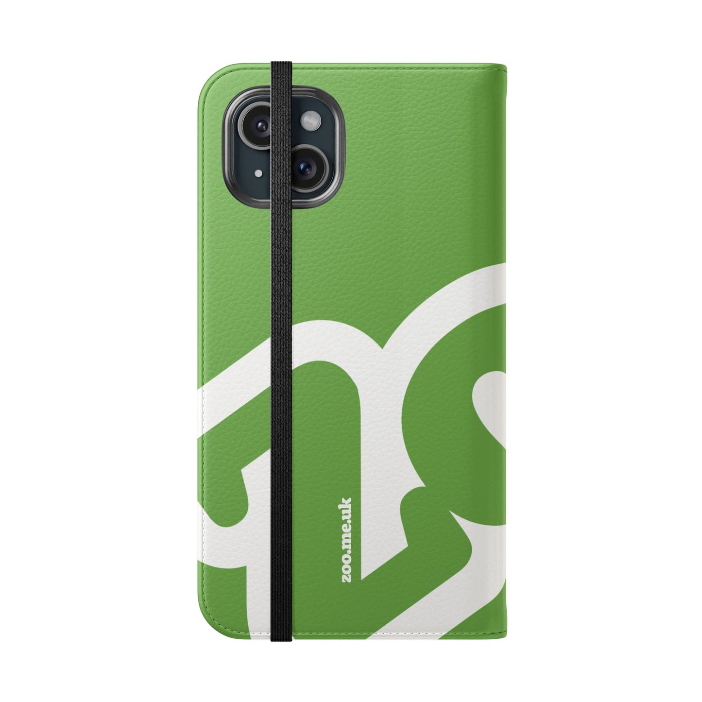 Zoo® Light Green Flip Case - Phone Wallet with Card Holder