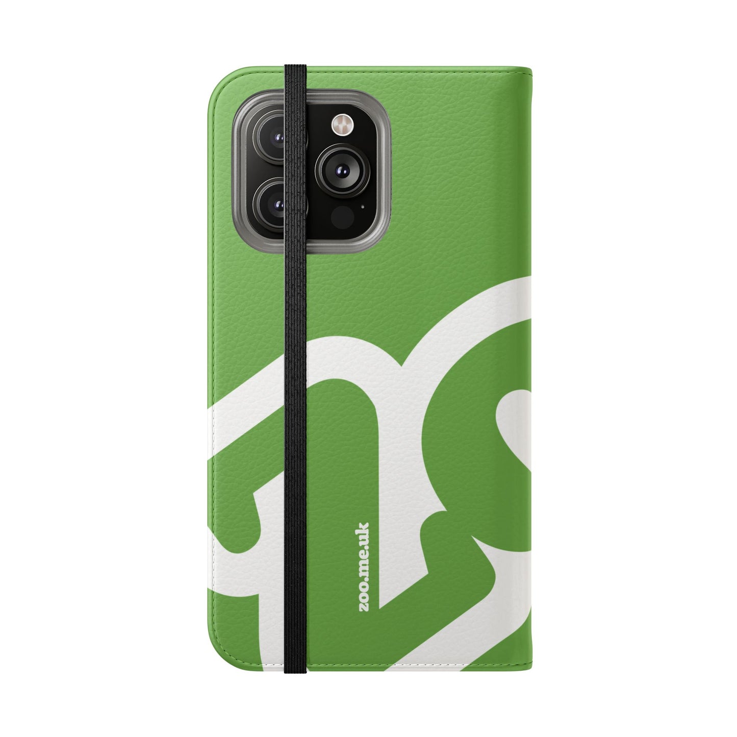 Zoo® Light Green Flip Case - Phone Wallet with Card Holder
