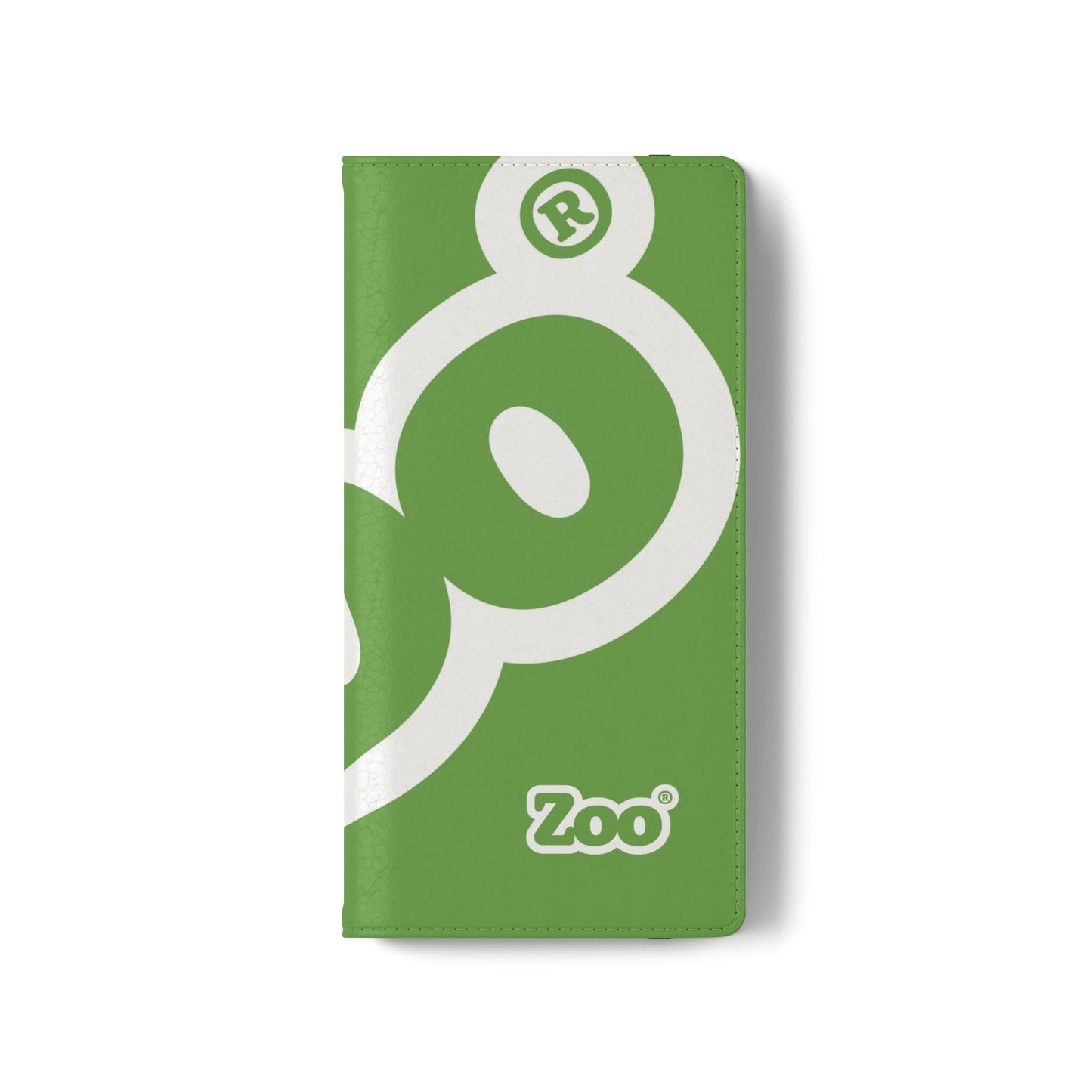 Zoo® Light Green Flip Case - Phone Wallet with Card Holder