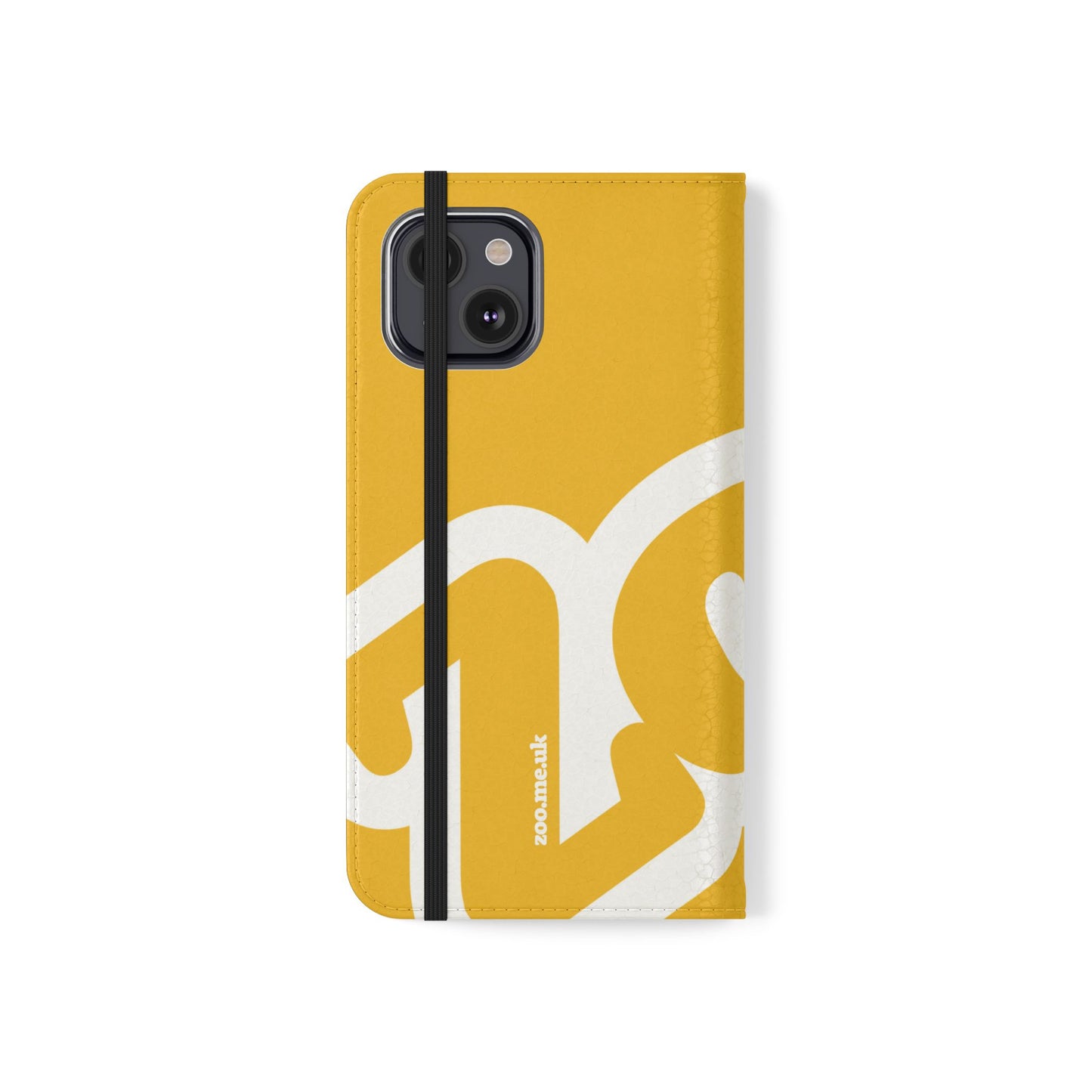 Zoo® Yellow Flip Case - Phone Wallet with Card Holder