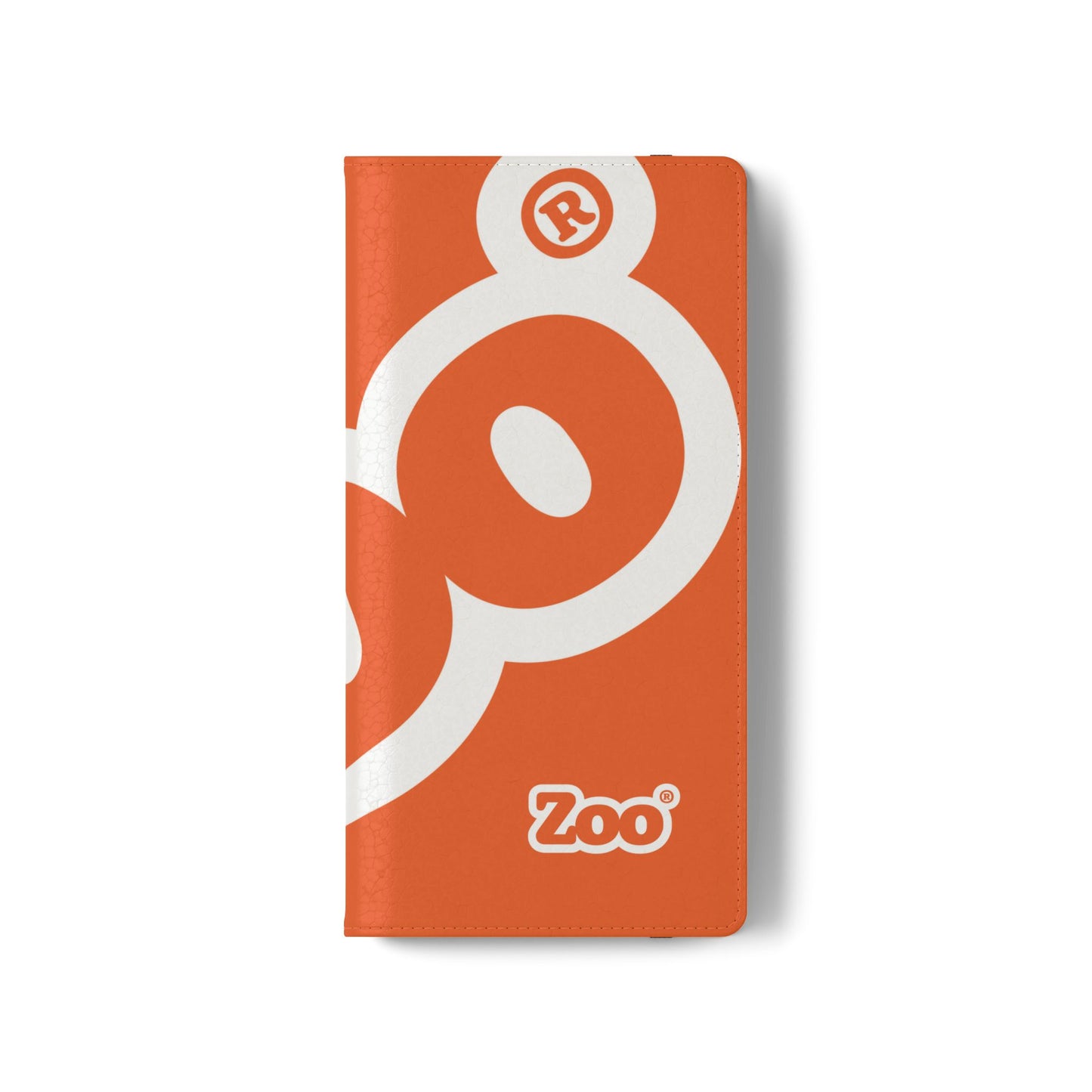 Zoo® Orange Flip Case - Phone Wallet with Card Holder
