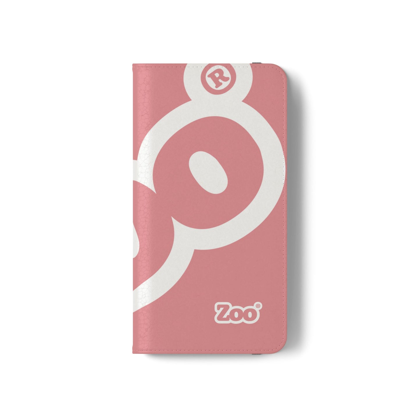 Zoo® Rose Pink Flip Case - Phone Wallet with Card Holder