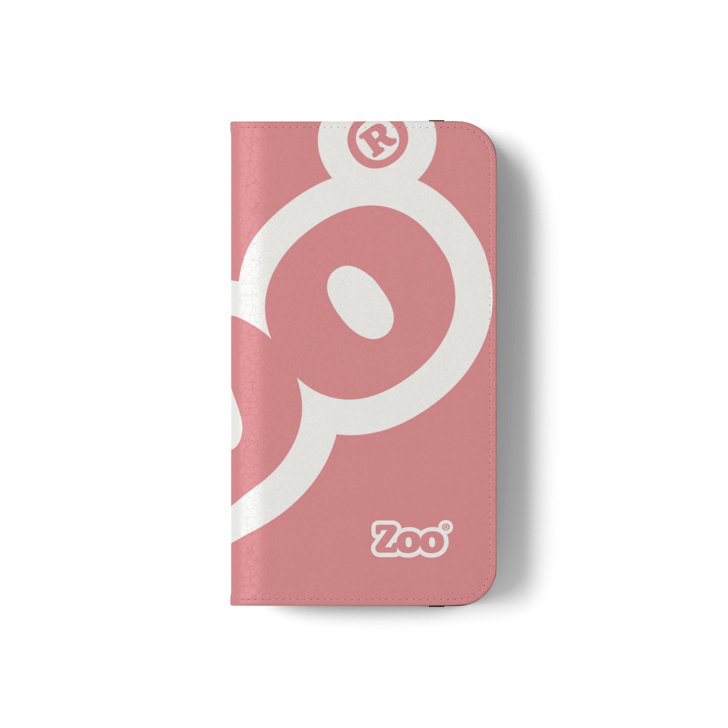 Zoo® Rose Pink Flip Case - Phone Wallet with Card Holder