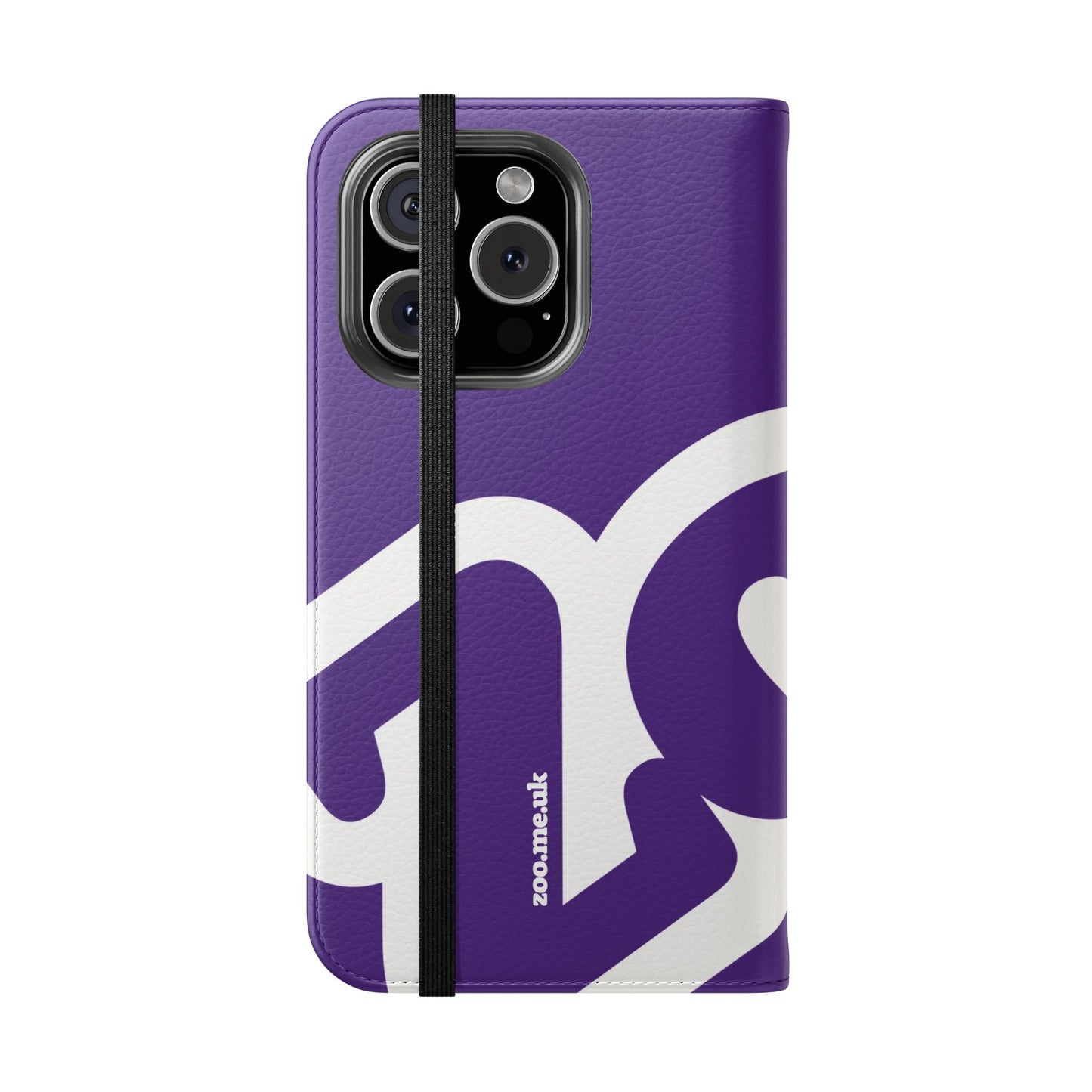 Zoo® Purple Flip Case - Phone Wallet with Card Holder