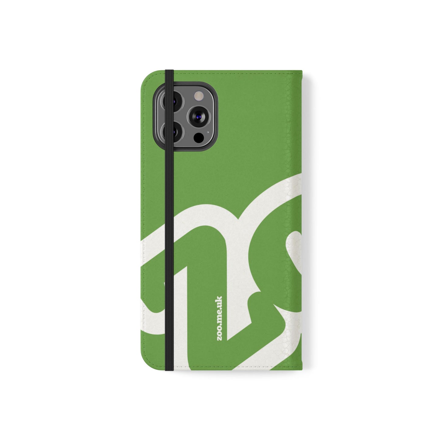 Zoo® Light Green Flip Case - Phone Wallet with Card Holder