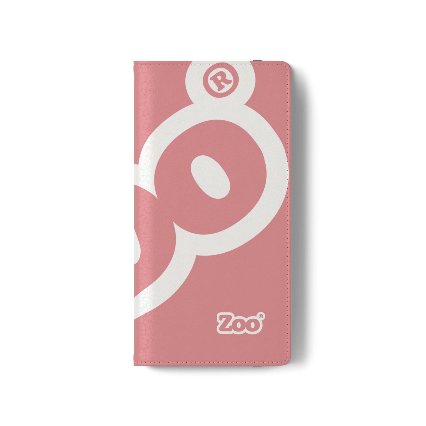 Zoo® Rose Pink Flip Case - Phone Wallet with Card Holder