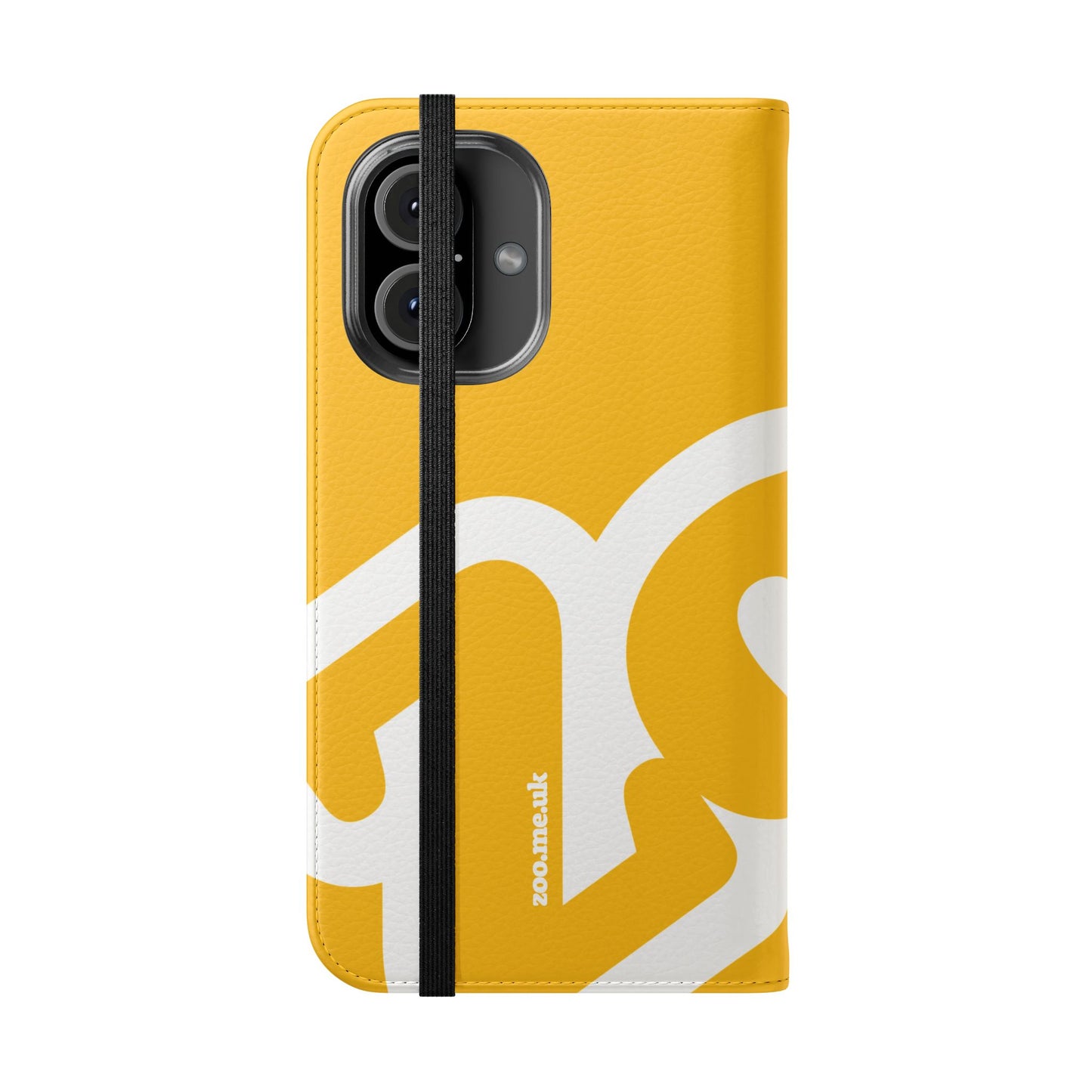 Zoo® Yellow Flip Case - Phone Wallet with Card Holder