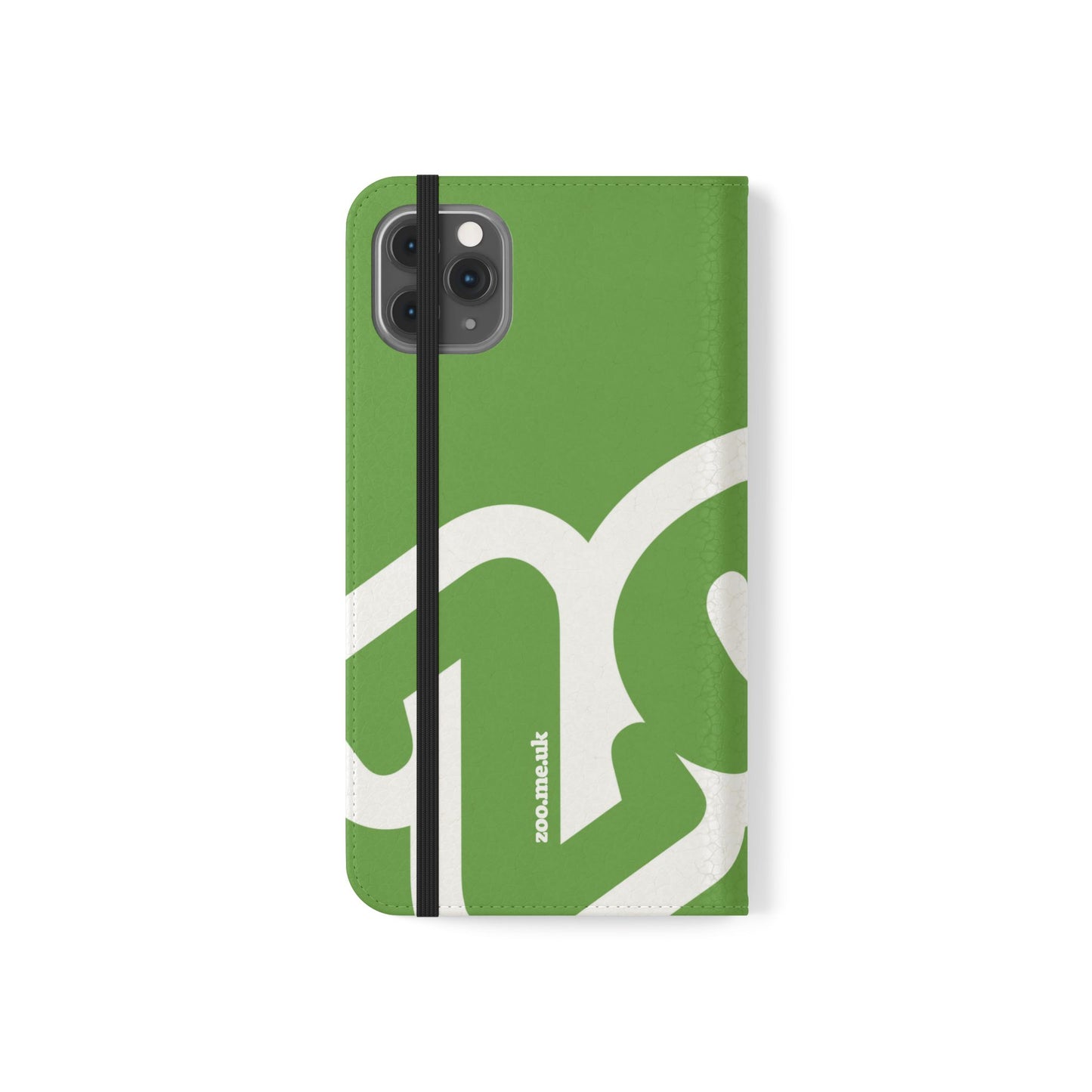 Zoo® Light Green Flip Case - Phone Wallet with Card Holder