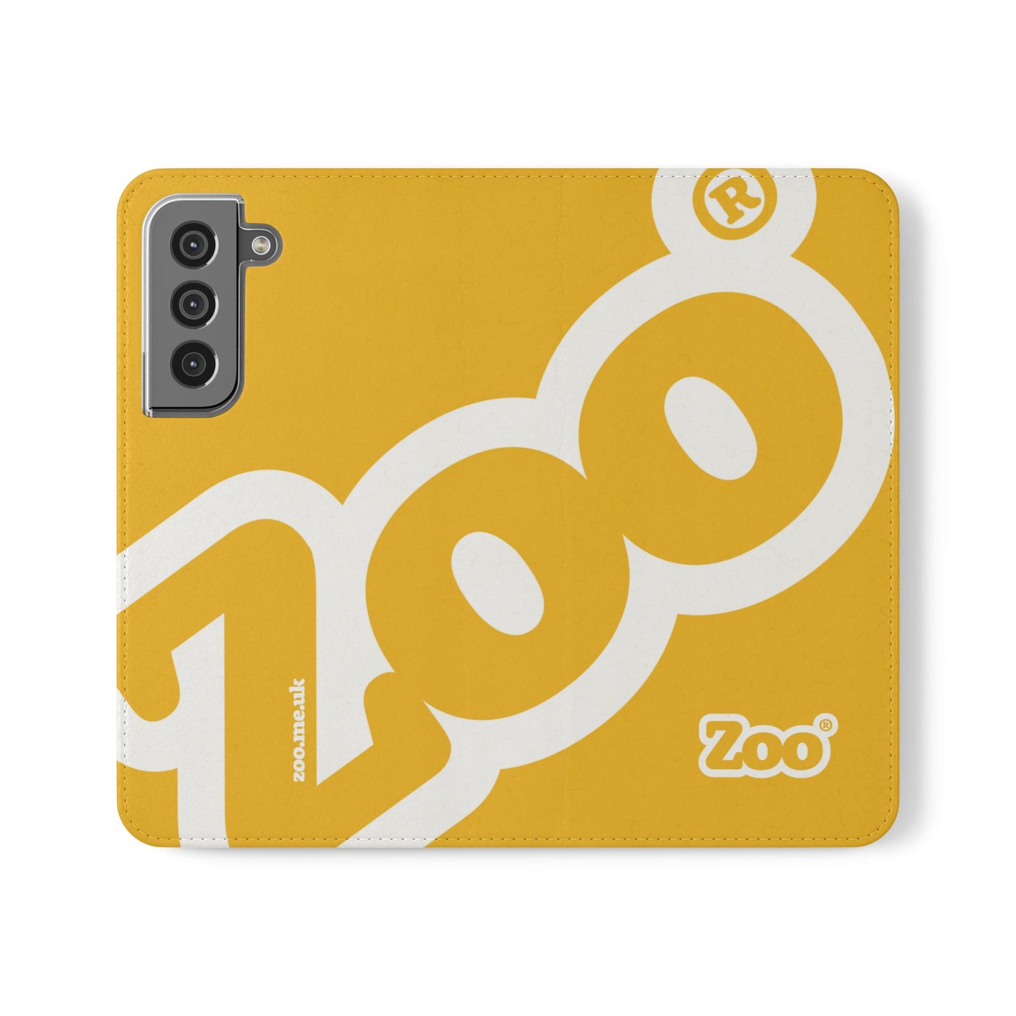 Zoo® Yellow Flip Case - Phone Wallet with Card Holder