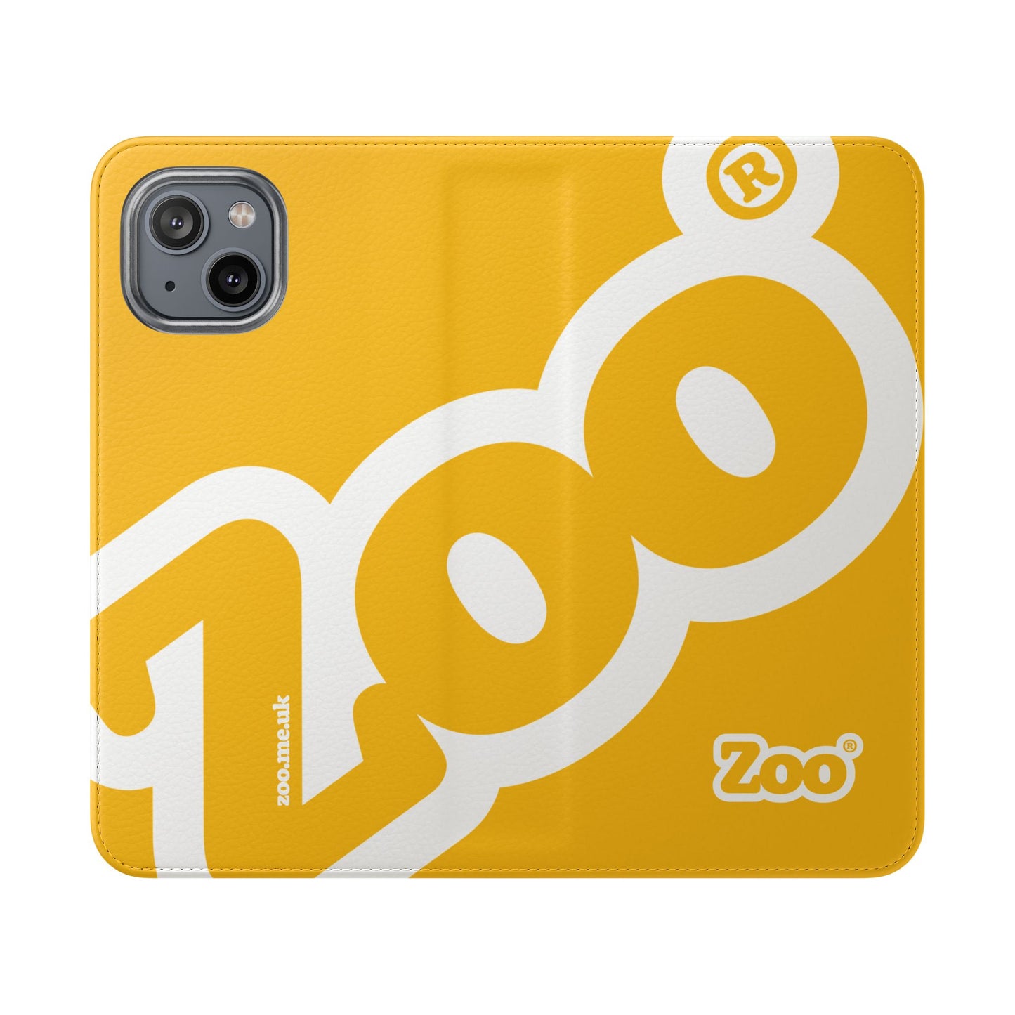 Zoo® Yellow Flip Case - Phone Wallet with Card Holder
