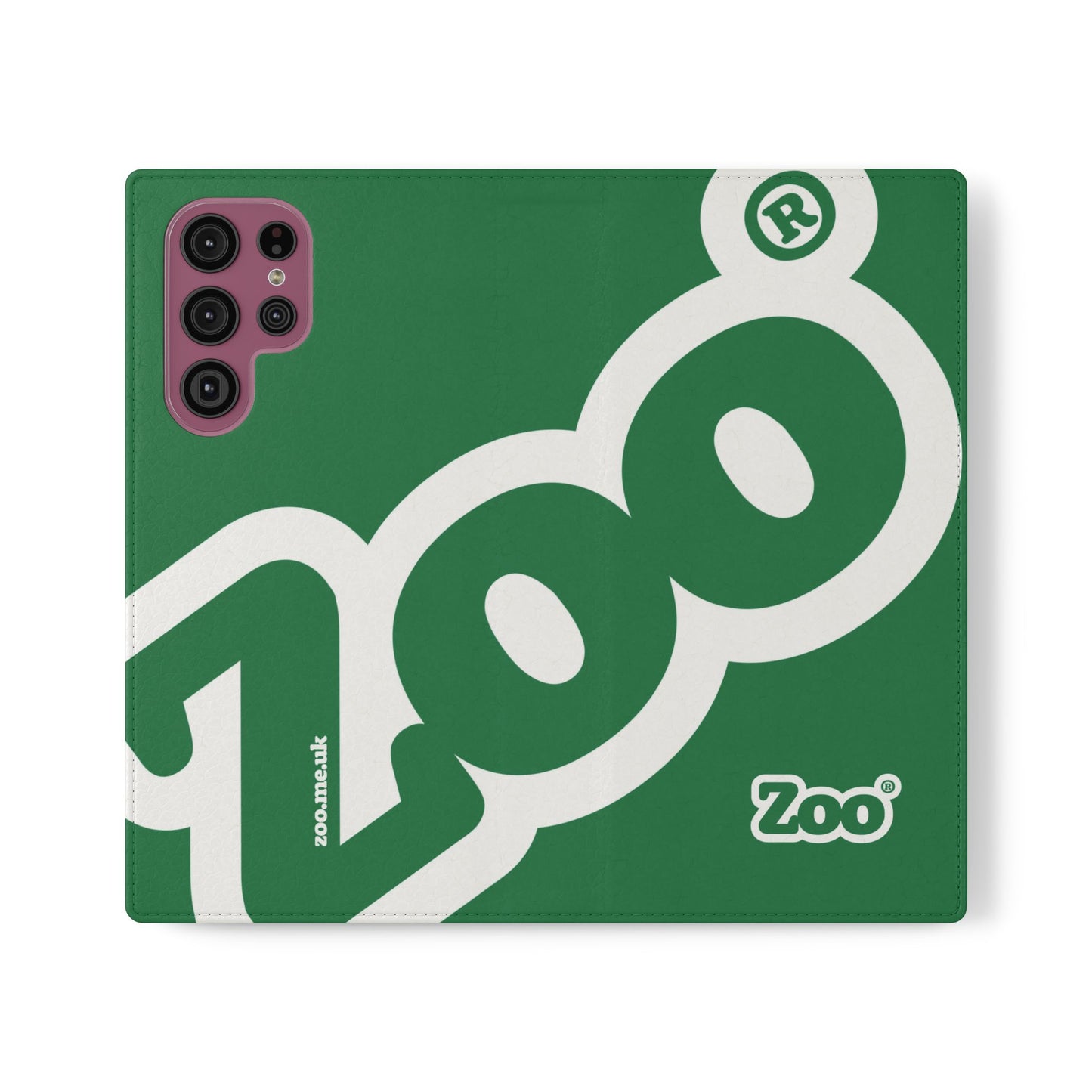 Zoo® Dark Green Flip Case - Phone Wallet with Card Holder