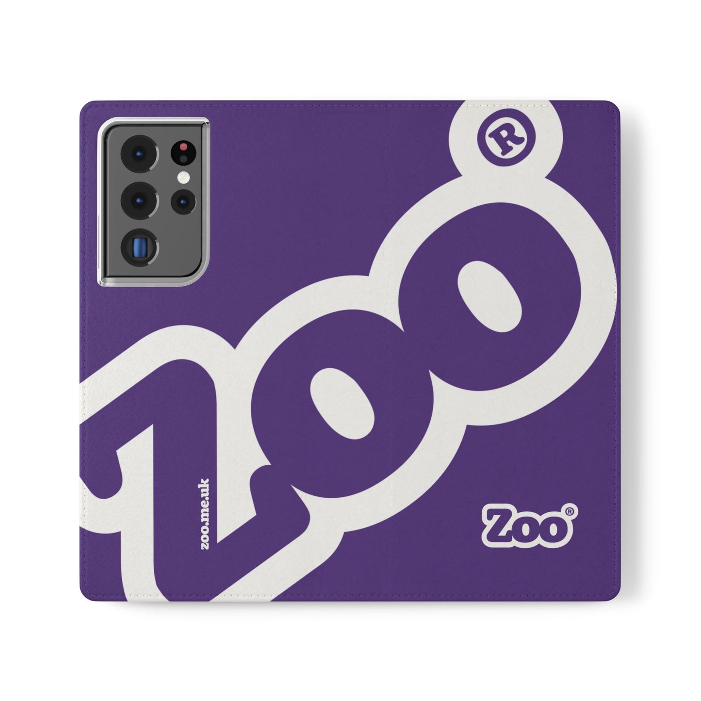 Zoo® Purple Flip Case - Phone Wallet with Card Holder