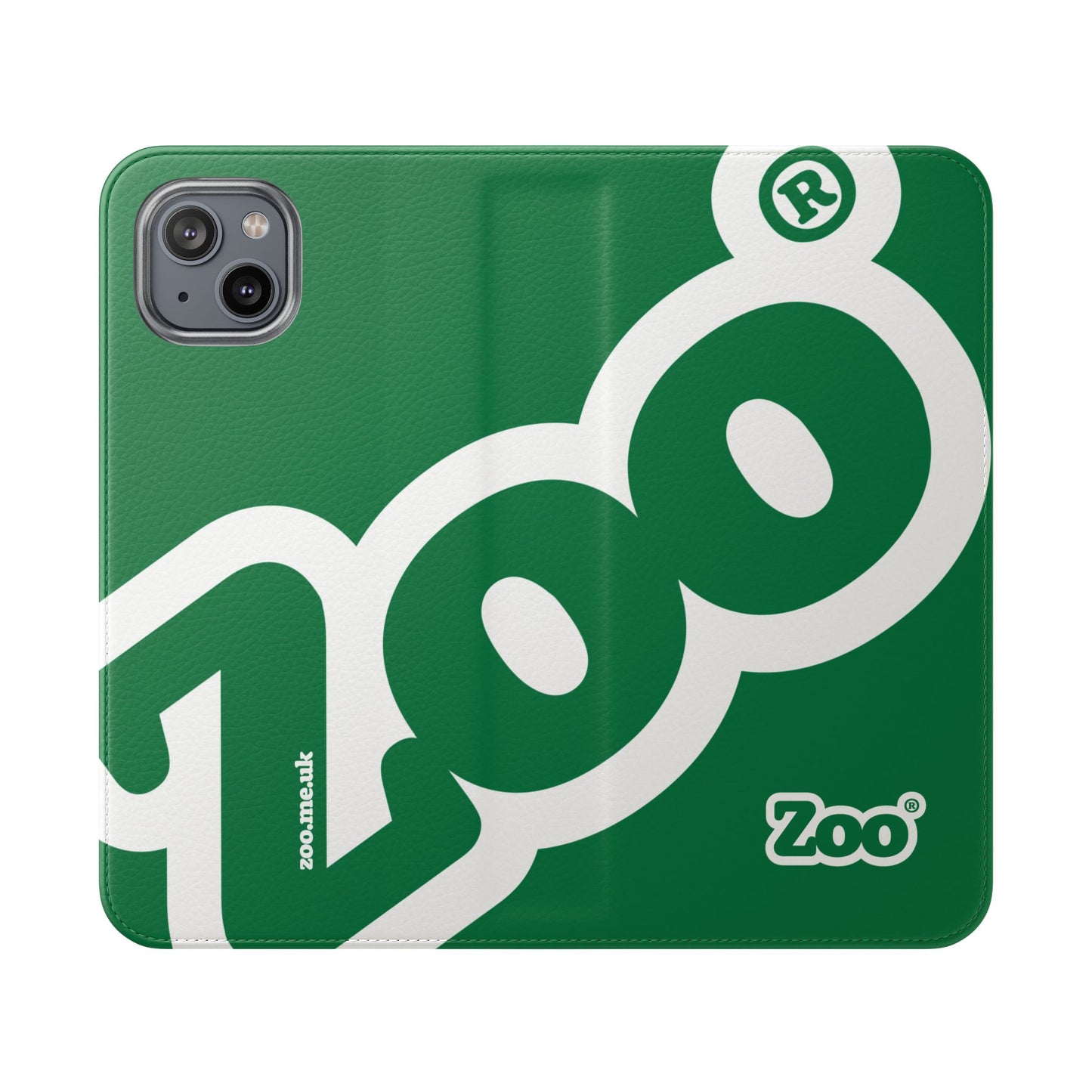Zoo® Dark Green Flip Case - Phone Wallet with Card Holder