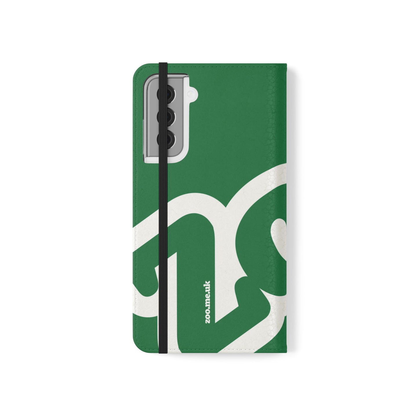 Zoo® Dark Green Flip Case - Phone Wallet with Card Holder